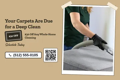 Kraft and stamp · Split: Your Carpets Are Due for a Deep Clean