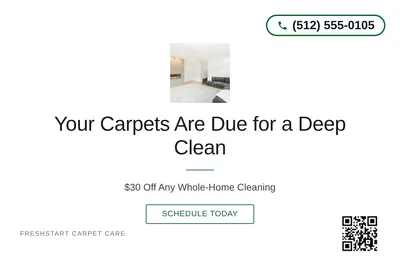 Minimal White · Centered Elegant: Your Carpets Are Due for a Deep Clean