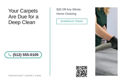 Minimal White · Split Vertical: Your Carpets Are Due for a Deep Clean