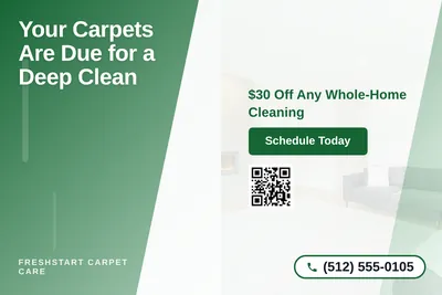 Modern Gradient · Diagonal Split: Your Carpets Are Due for a Deep Clean