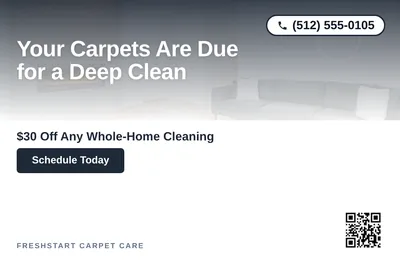 Modern Gradient · Top-Down Fade: Your Carpets Are Due for a Deep Clean