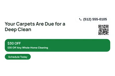 Modern · Offer Menu: Your Carpets Are Due for a Deep Clean