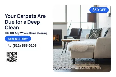 Modern · Photo Hero: Your Carpets Are Due for a Deep Clean