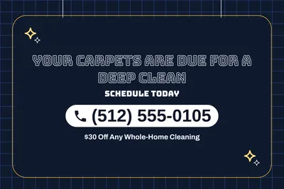 Neon night · Phone Billboard: Your Carpets Are Due for a Deep Clean