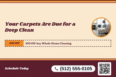Retro 70s · Coupon: Your Carpets Are Due for a Deep Clean