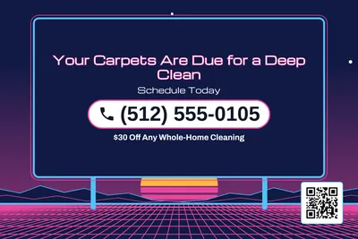 Synthwave · Phone Billboard: Your Carpets Are Due for a Deep Clean