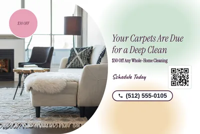 Soft watercolour · Photo Hero: Your Carpets Are Due for a Deep Clean