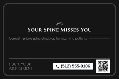Art deco · Offer Menu: Your Spine Misses You