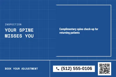 Blueprint · Checklist: Your Spine Misses You