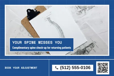 Blueprint · Photo Hero: Your Spine Misses You