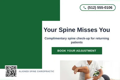 Bold Color Block · Corner Accent: Your Spine Misses You