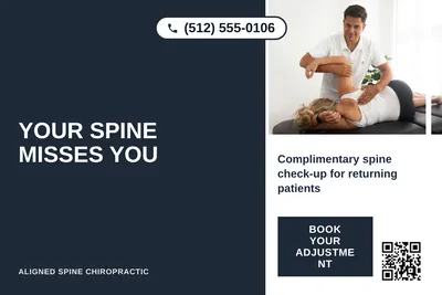 Bold Color Block · Vertical Split: Your Spine Misses You