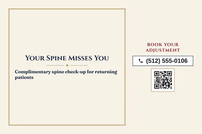 Classic · Checklist: Your Spine Misses You