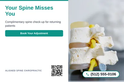 Clean Photo · Text Left, Photo Right: Your Spine Misses You