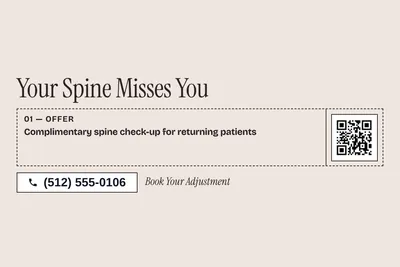 Contemporary · Coupon: Your Spine Misses You