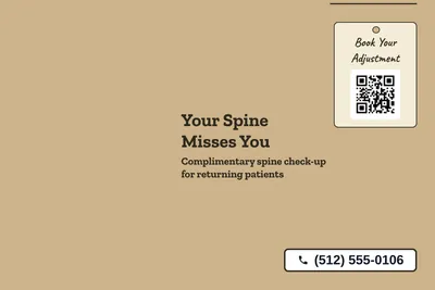 Kraft and stamp · Big Offer: Your Spine Misses You