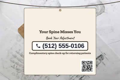 Kraft and stamp · Phone Billboard: Your Spine Misses You