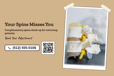 Kraft and stamp · Photo Frame: Your Spine Misses You