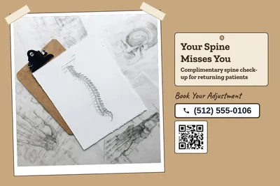 Kraft and stamp · Photo Hero: Your Spine Misses You