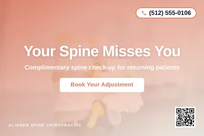 Modern Gradient · Centered Stack: Your Spine Misses You