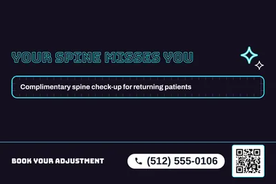 Neon night · Checklist: Your Spine Misses You