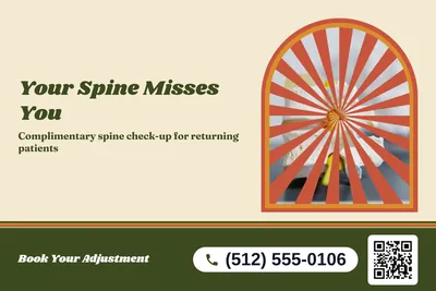 Retro 70s · Photo Frame: Your Spine Misses You