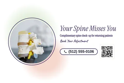 Soft watercolour · Photo Frame: Your Spine Misses You