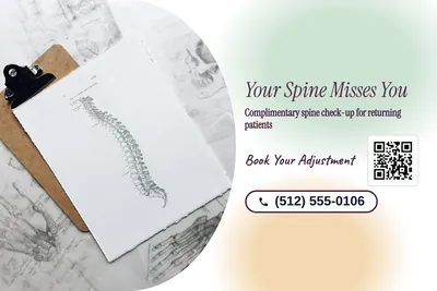 Soft watercolour · Photo Hero: Your Spine Misses You