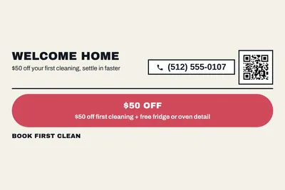 Bauhaus · Offer Menu: Welcome Home