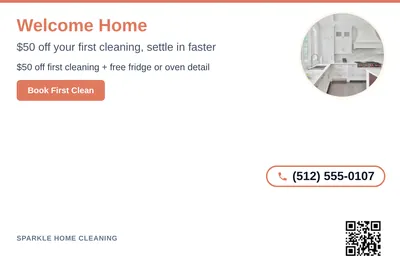 Clean Photo · Circle Photo Accent: Welcome Home