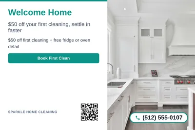 Clean Photo · Text Left, Photo Right: Welcome Home