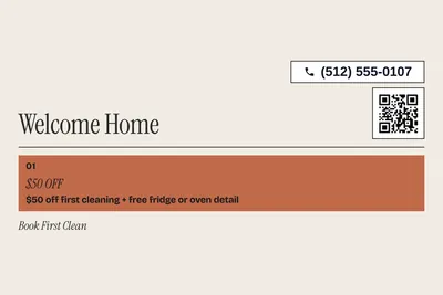 Contemporary · Offer Menu: Welcome Home