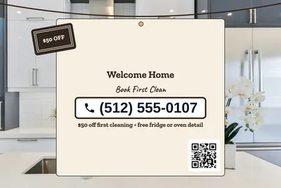 Kraft and stamp · Phone Billboard: Welcome Home