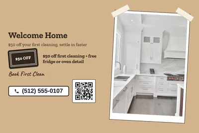 Kraft and stamp · Photo Frame: Welcome Home