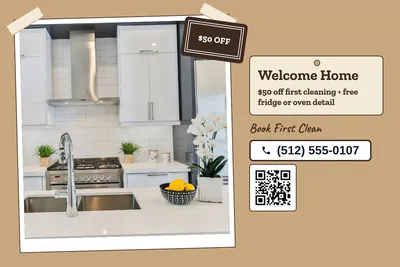 Kraft and stamp · Photo Hero: Welcome Home
