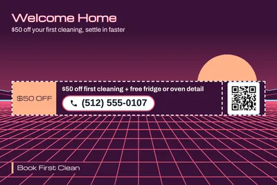 Synthwave · Coupon: Welcome Home