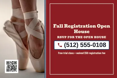 Vintage Americana · Phone Billboard: Fall Registration Open House