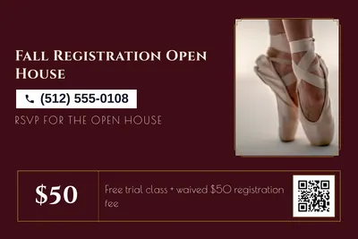 Art deco · Coupon: Fall Registration Open House