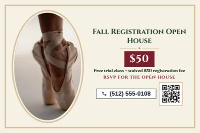 Classic · Photo Frame: Fall Registration Open House