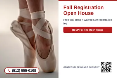 Clean Photo · Photo Left, Text Right: Fall Registration Open House