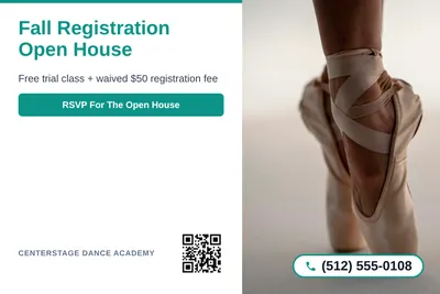 Clean Photo · Text Left, Photo Right: Fall Registration Open House