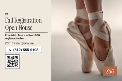 Contemporary · Photo Hero: Fall Registration Open House