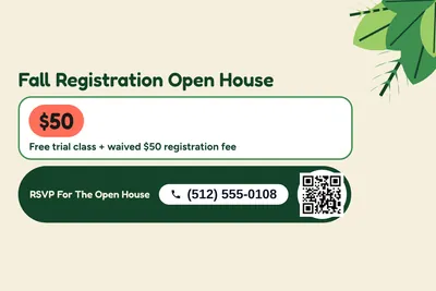 Jungle · Checklist: Fall Registration Open House