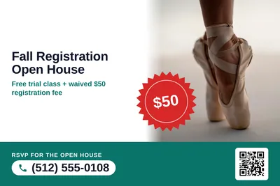 Local Offer · Seal and Photo: Fall Registration Open House