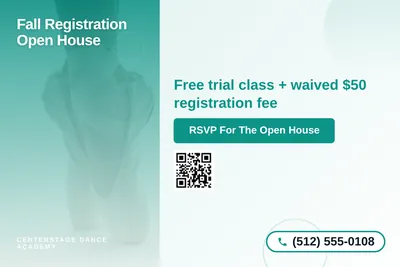 Modern Gradient · Side Stripe: Fall Registration Open House