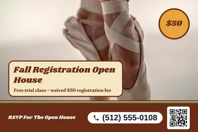 Retro 70s · Photo Hero: Fall Registration Open House