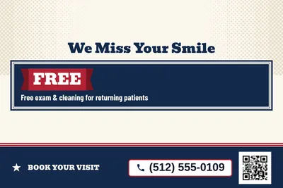 Vintage Americana · Offer Menu: We Miss Your Smile