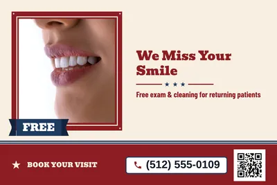 Vintage Americana · Photo Frame: We Miss Your Smile
