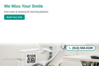 Clean Photo · Photo Bottom Strip: We Miss Your Smile