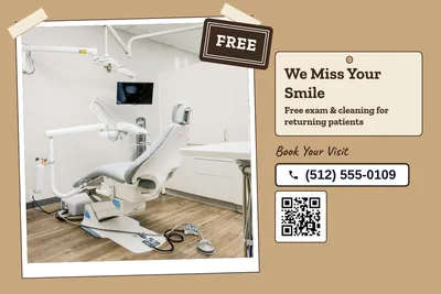 Kraft and stamp · Photo Hero: We Miss Your Smile